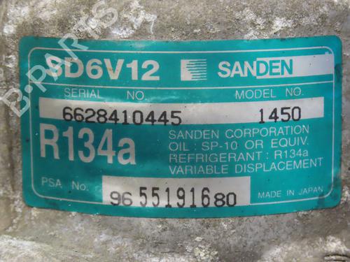 Used AC compressor CITROËN C3 I (FC_, FN_) 1.6 16V (110 hp) 25885705