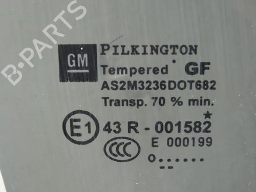 Used Rear right door window OPEL ASTRA J (P10) 2.0 CDTI (68) (160 hp) 31030661