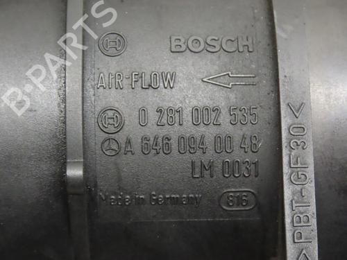 Used Mass air flow sensor MERCEDES-BENZ C-CLASS Coupe (CL203) C 200 CDI (203.707) (122 hp) 29929581