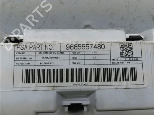 Instrument cluster CITROËN C5 III (RD_) 2.0 HDi 140 (RDRHF8, RDRHFA, RDRHA8, RDRHAJ) | BP17779744C47 