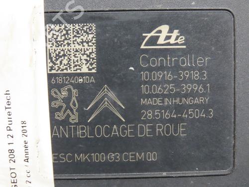 ABS pump PEUGEOT 208 I (CA_, CC_) 1.2 VTI 82 | BP23869057M43