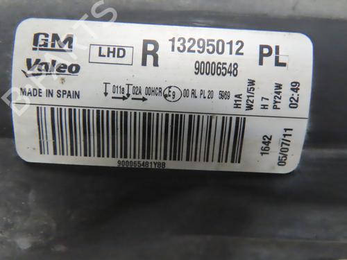 Used Right headlight Right headlight OPEL CORSA D (S07) 1.4 (L08, L68) (100 hp) 32690780 32690780