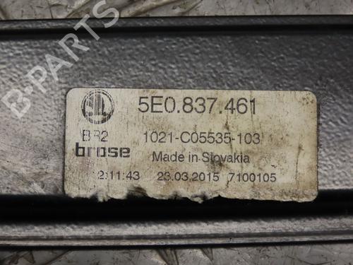 Front left window mechanism SKODA OCTAVIA III Combi (5E5, 5E6) 2.0 TDI RS 5E0837461B