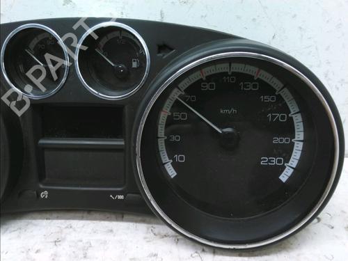 Used Instrument cluster PEUGEOT 308 I (4A_, 4C_) 1.6 HDi (90 hp) 17779736