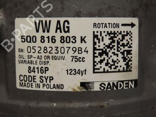 Used AC compressor VW GOLF VII (5G1, BQ1, BE1, BE2) 1.6 TDI (115 hp) 29468790