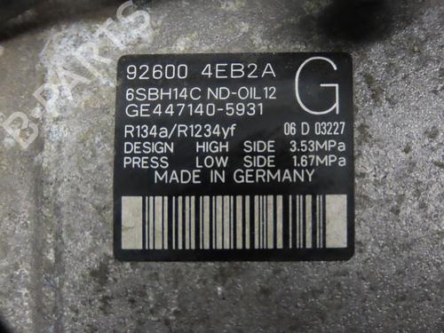 AC compressor RENAULT KADJAR (HA_, HL_) 1.5 BLUE dCi 115 (HLA6) | BP21226954M34