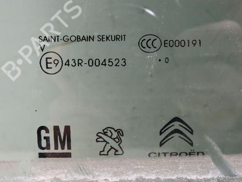 Türscheibe rechts hinten für PEUGEOT RIFTER 1.5 BlueHDi 130 (130 hp) 30605659