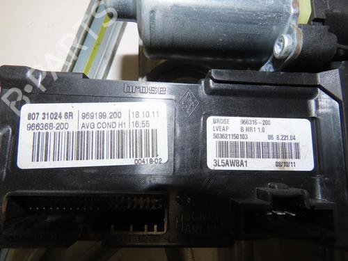Front left window mechanism RENAULT MEGANE III Hatchback (BZ0/1_, B3_) 2.0 dCi (BZ0L) | BP32178750C22 - Image 2