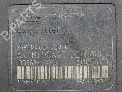 ABS Bremseaggregat PEUGEOT 206 Hatchback (2A/C) 1.6 HDi 110 | BP9381238M43 
