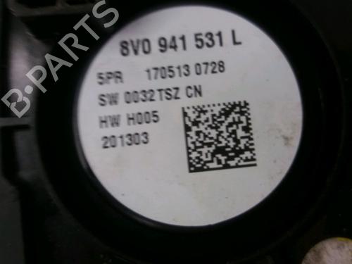 Used Headlight switch AUDI A3 Sportback (8VA, 8VF) 2.0 TDI quattro (184 hp) 9388021