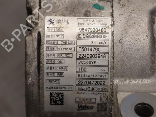AC compressor CITROËN C5 AIRCROSS (A_) 1.6 Hybrid 225 (A45GFR) | BP33808496M34 - Image 3