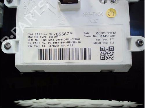 Used Instrument cluster CITROËN DS4 (NX_) 2.0 HDi 165 (163 hp) 10114017