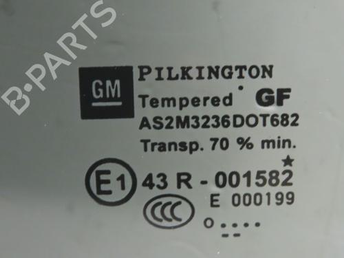 Used Rear left door window OPEL ASTRA J (P10) 2.0 CDTI (68) (160 hp) 31030665