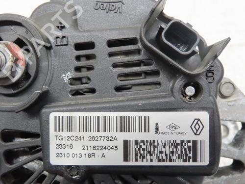 Generator RENAULT CLIO IV (BH_) 1.5 dCi 75 (75 hp) 29136628