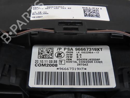 Steering column stalk PEUGEOT 3008 I MPV (0U_) 1.6 HDi | BP18543463I23 