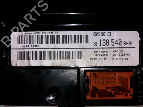 Used Instrument cluster CITROËN C4 CACTUS 1.2 VTi 82 (82 hp) 11859243