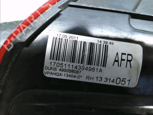 Right taillight OPEL ASTRA J Sports Tourer (P10) 1.7 CDTI (35) | BP17782740C35 