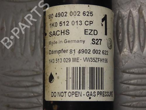 Left rear shock absorber VW GOLF VI (5K1) 1.6 TDI | BP19639219M18 