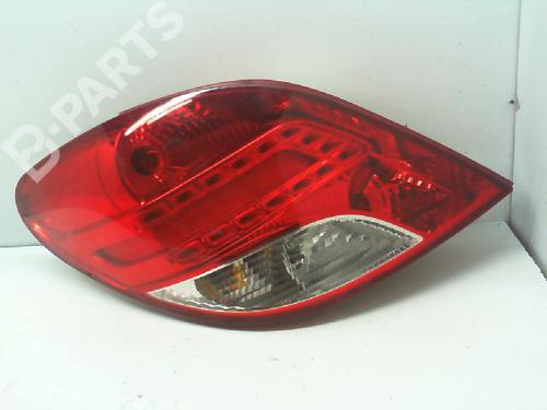 Used Left taillight PEUGEOT 207 (WA_, WC_) 1.4 HDi (68 hp) 9379780