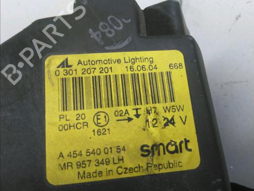 Venstre forlygte SMART FORFOUR (454) 1.1 (454.030) (75 hp) 17782493