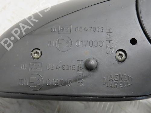 Right mirror PEUGEOT 206 SW (2E/K) 1.6 HDi 110 | BP17995477C27 