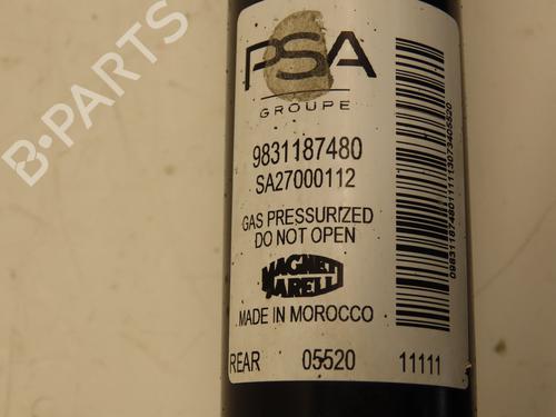 Used Left rear shock absorber PEUGEOT 208 II (UB_, UP_, UW_, UJ_) 1.2 PureTech 100 (101 hp) 27245814