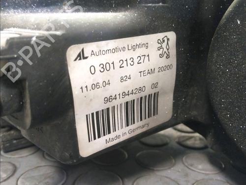 Left headlight PEUGEOT 407 (6D_) 2.0 HDi 135 (6DRHRH, 6DRHRE, 6DRHRG, 6DRHRJ) | BP17782478C28 