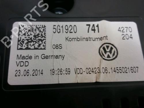 Used Instrument cluster Instrument cluster VW GOLF VII (5G1, BQ1, BE1, BE2) 1.6 TDI (105 hp) 9386462 9386462