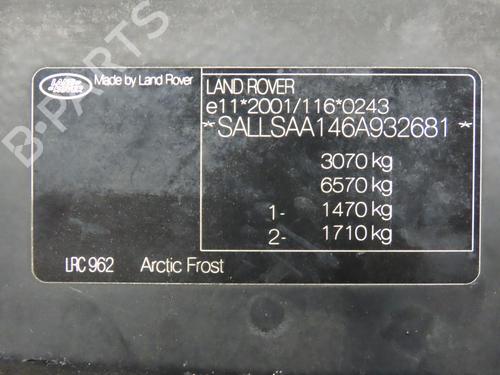 Used Front slam panel Front slam panel LAND ROVER RANGE ROVER SPORT I (L320) 2.7 D 4x4 (190 hp) 25299837 25299837