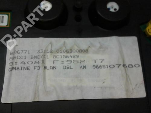 Instrument cluster PEUGEOT 308 I (4A_, 4C_) 1.6 HDi | BP9384625C47 