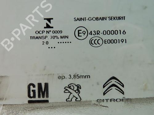 Used Front left door window PEUGEOT RIFTER 1.5 BlueHDi 130 (130 hp) 30365929