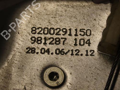 Used Front right window mechanism RENAULT CLIO III (BR0/1, CR0/1) 1.5 dCi (BR17, CR17) (86 hp) 17780720