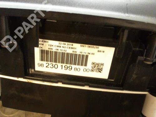 Instrument cluster CITROËN C3 / C3 ORIGIN III (SX) 1.5 BlueHDi 100 (SXYHYP, SXYHTU) | BP9381820C47 