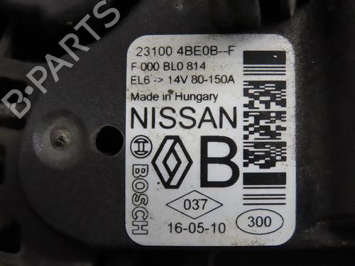 Generator NISSAN QASHQAI II SUV (J11, J11_) 1.6 dCi ALL MODE 4x4-i | BP17776787M7 