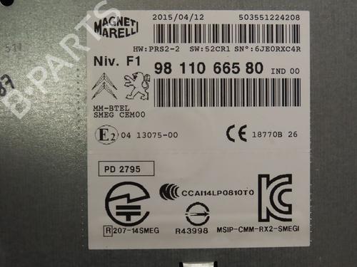 Bilradio PEUGEOT 208 I (CA_, CC_) 1.6 HDi (92 hp) 25015065