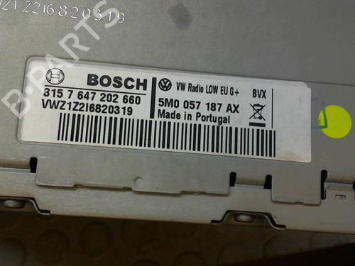 Radio VW POLO V (6R1, 6C1) 1.6 TDI | BP9383634E6 