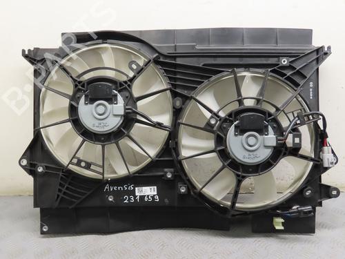 Used Radiator fan TOYOTA AVENSIS Estate (_T27_) 1.6 D4-D (WWT270_) (112 hp) 29016060