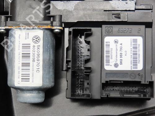Front left window mechanism VW GOLF VI (5K1) 1.6 TDI | BP19639316C22 