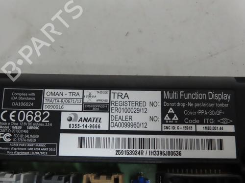 Used Display monitor Display monitor RENAULT CLIO IV (BH_) 1.2 TCe 120 (BHAU) (118 hp) 32820850 32820850