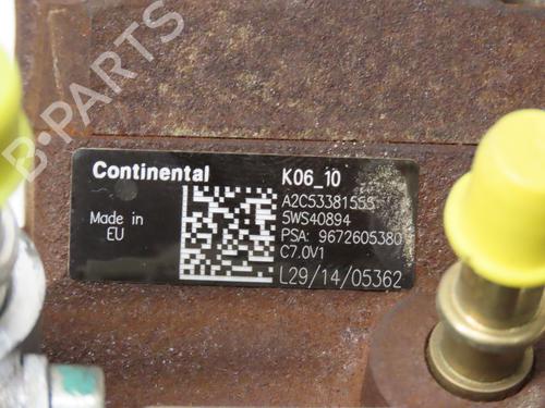 Pompe à injection CITROËN C4 AIRCROSS 1.6 HDi 115 AWC (114 hp) 30092977