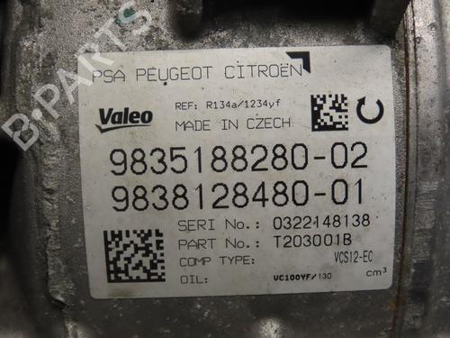 AC compressor PEUGEOT 308 II (LB_, LP_, LW_, LH_, L3_) 1.5 BlueHDi 130 | BP26657294M34 