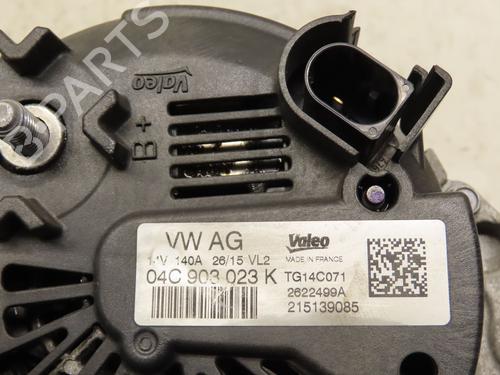 Alternator VW GOLF VII (5G1, BQ1, BE1, BE2) 1.4 TSI | BP29963574M7 
