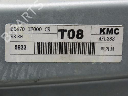 Rear right window mechanism KIA SPORTAGE II (JE_, KM_) 2.0 CRDi 4WD | BP21522972C25 