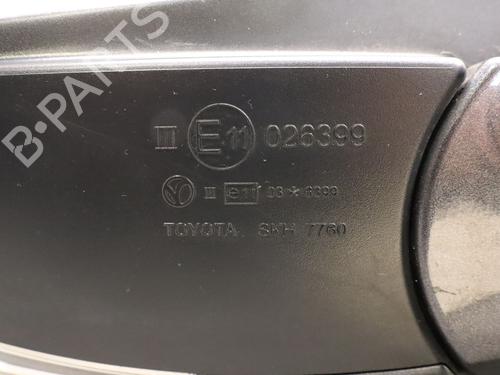 Used Left mirror Left mirror TOYOTA AVENSIS Estate (_T27_) 2.0 D-4D (ADT270_, ADT270R) (126 hp) 33187742 33187742