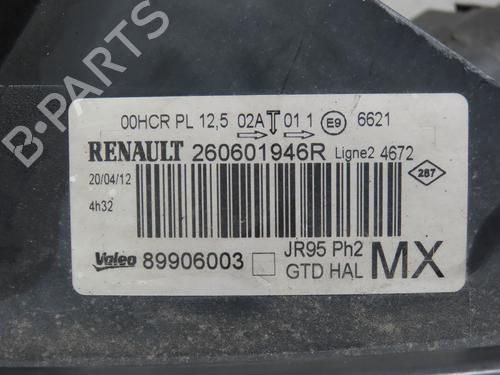 Used Left headlight RENAULT SCÉNIC III (JZ0/1_) 1.5 dCi (110 hp) 26726483