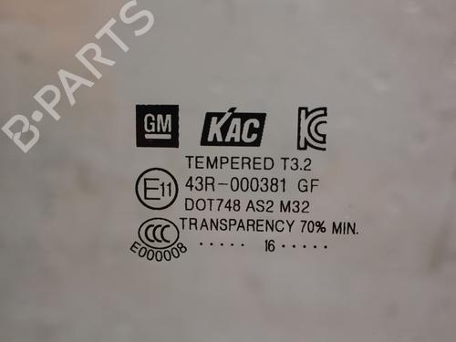Used Front left door window Front left door window 38100325 38100325