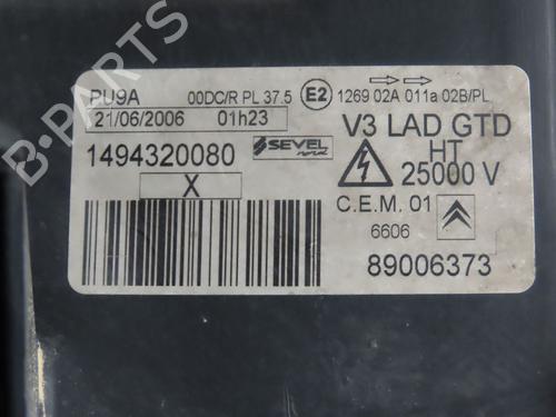 Used Left headlight CITROËN C8 (EA_, EB_) [2002-2025]  23155733