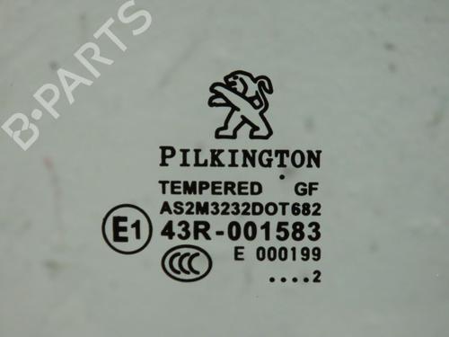 Rear left door window PEUGEOT 208 I (CA_, CC_) 1.6 HDi | BP23125359C20