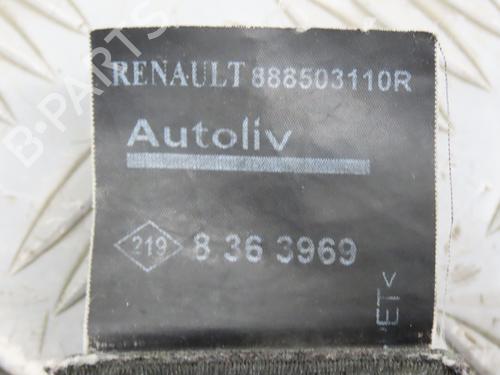 Rear center seatbelt RENAULT CLIO IV (BH_) 0.9 TCe 90 (BHNF, BHMA, BHMH, BHJK, BHJR) | BP23099004I27 