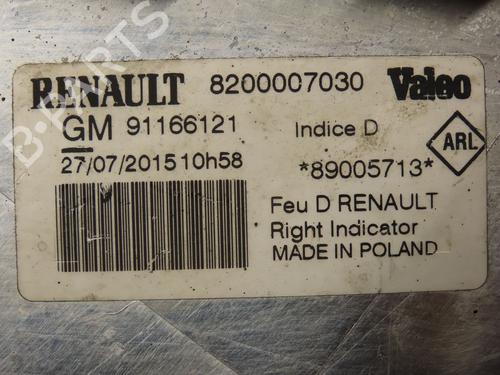 Right front indicator RENAULT TRAFIC II Van (FL) 2.5 dCi 135 (FL0D) | BP24119100C33 